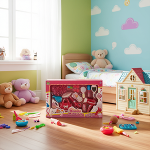 ชุดของเล่นแต่งหน้าเสริมสวย 28x32x6 ซม. สำหรับเด็ก สนุกสนานในช่วงเวลาเล่น - Product Image 3