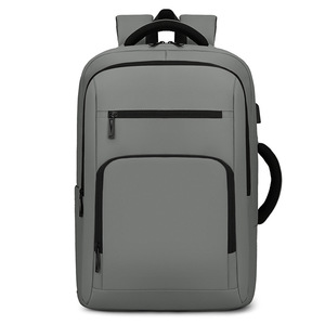 Men's Waterproof Oxford Laptop <b>Backpack</b> with Double Shoulder Strap Polyester Lining Business and <b>Student</b> Style Zipper Closure - Product Image 1