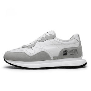 Chaussures de course en cuir de haute qualité pour hommes avec logo personnalisé OEM, confortables, tendance et décontractées - Product Image 2