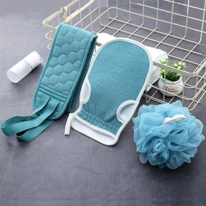 3Pcs Body Cleaning Washcloth Soft <b>Brush</b> Home Hotel Bathroom Shower Ball <b>Back</b> Scrubber Set Exfoliating Skin Towel <b>Bath</b> Gloves - Product Image 6