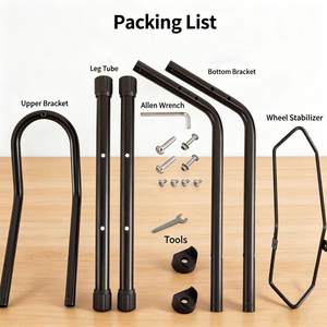 Support de <span class=keywords><strong>vélo</strong></span> pour VTT et vélos de route à pneus larges 20-29 pouces, pour intérieur et extérieur - Product Image 3