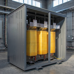 Transformador de aislamiento Dzn0 K4 Cu Ip21 10-630Kva Fabricantes en Italia Transformador automático de voltaje de entrada/salida de 400/400V - Product Image 2