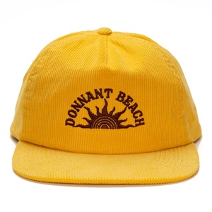 Gorras de Pana Brillante Personalizadas con Cierre a Presión, 5 Paneles, Logotipo Bordado, Gorras Desestructuradas - Product Image 2