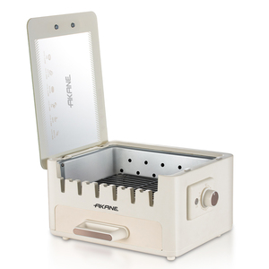 Akane A.5423 800W điện xiên pinchos EL ctricos 360 xoay nướng Kebab Maker BBQ máy dễ dàng làm sạch đồng phục nhiệt - Product Image 3