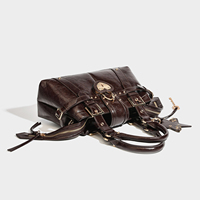 Sac à main tendance en forme de cœur avec cadenas pour femme, style Y2K, clouté, avec poignée supérieure, sac à bandoulière, sac à main à clé, sac à main pour femme