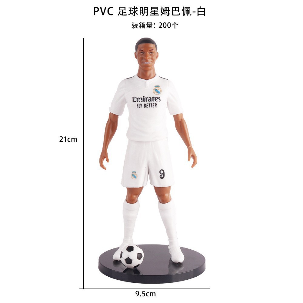 Soccer star mbappe-white-bagged