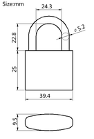 Usine en gros Candado personnalisé 40mm Pad Lock cadenas haute sécurité à clé identique à clé différente pas cher cuivre laiton cadenas