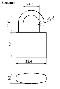 工場卸売Candadoカスタム40mmパッドロック高安全南京錠キー付き別の安い銅真鍮南京錠 - Product Image 2