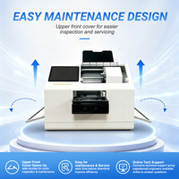 Mini Impresora UV de Escritorio Pequeña para Souvenirs, Imanes de Refrigerador, Insignias, Fundas de Teléfono, Impresión con Escaneo, Fácil Operación