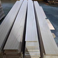 Tablas de Paulownia de la mejor calidad, paneles de madera con ranuras y uniones para muebles de interior