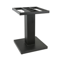Comptoir hauteur laiton piédestal bar métal jambe salle à manger pieds ovale médiocre base de table pour table basse