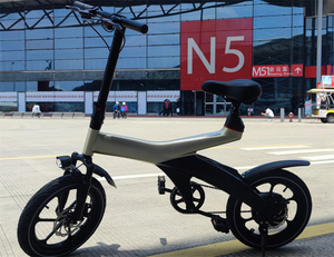 16 pollici bellissimo acciaio elettrico città bicicletta fabbrica di lancio più recente 36V batteria al litio pieghevole EBike sensore elettronico - Product Image 4
