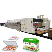 Línea de Producción Automática de Cajas de Cartón Corrugado, Impresora de Cajas de Cartón, Máquina Troqueladora