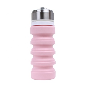 Bouteille d'eau pliable en silicone 400 ml pour sport et voyage, vente en gros à prix réduit, collection 2026 - Product Image 4