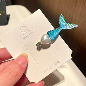 Jepit Rambut Putri Duyung Seri Marinir Baru, Jepit Rambut Cangkang Bintang Laut, Jepit Rambut Lucu - Product Image 4