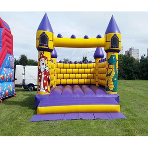 Castillo Inflable de PVC para Niños, Castillo Hinchable con Forma de Hongo para Exteriores, con Soplador de Aire Portátil, Garantía de 3 Años - Product Image 4