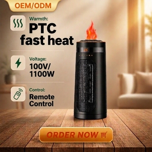 Chauffage électrique en céramique PTC, ventilateur de chauffage portable avec 3 réglages de chaleur, protection contre la surchauffe, pour la maison, le bureau, utilisation en intérieur - Product Image 1
