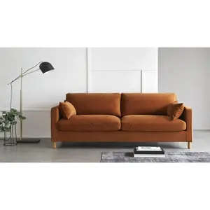 NOVA 21MSF169 High Quality Living Room Fabric Couch Sofa Cover Elastic Stretch 2 Seat Sofa Set Furniture With Wooden Foot