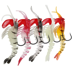 Appât souple <span class=keywords><strong>pour</strong></span> crevettes TGD, nouveau, avec tête plombée et <span class=keywords><strong>hameçon</strong></span>, 9 cm/13 g, appâts <span class=keywords><strong>pour</strong></span> crevettes multi-articulés, appâts <span class=keywords><strong>pour</strong></span> crevettes souples - Product Image 1