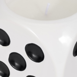 Bougie en forme de dés parfumée au tabac, petite bougie pilier décorative pour usage intérieur et extérieur - Product Image 5