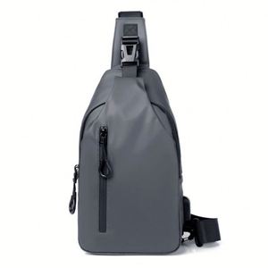 Men's Lightweight Korean Style Crossbody <b>Backpack</b> <b>Simple</b> Fashionable Student Travel Bag with Printable Logo Promotional Features - Product Image 1
