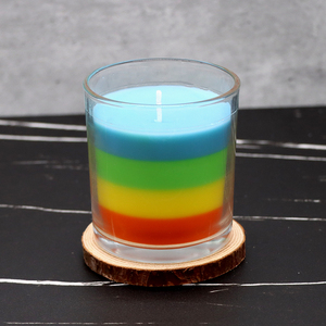 Love is Love Candle LGBTQ Gay Lesbian Pride Bougie arc-en-ciel amour arc-en-ciel Bougie parfumée à la sauge de luxe de longue durée - Product Image 3
