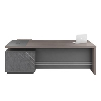 Nouveaux meubles de bureau modernes, dernières conceptions de bureaux de travail, table de direction, bureau de direction, bureau en forme de L, table en MDF