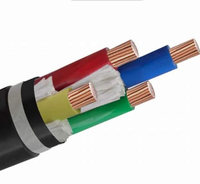 Cable de alimentación aéreo marino blindado de cobre de 4 núcleos 16mm-120mm YJV modelo 0,6/1kv aislamiento XLPE