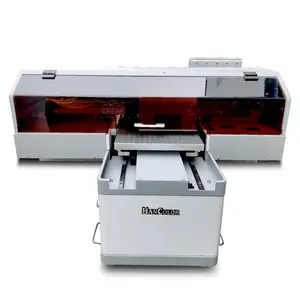 Impresora plana UV tamaño pequeño hancolor de calidad Goog 2 Dual xp600 tx800 A3 impresora uv máquina de impresión digital de inyección de tinta