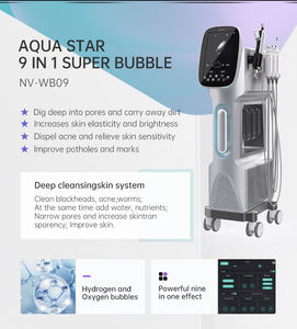 Newface 9-in-1 profesyonel hidro Baeuty yüz makinesi ile güzellik salonu cilt bakımı ekipmanları için oksijen jeti Peel Aqua yüz - Product Image 4