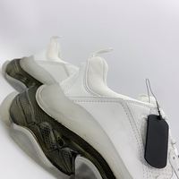 Chaussures de sport de luxe de haute qualité pour hommes et femmes, style créateur, à semelle épaisse, pour la course et la marche en extérieur