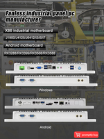 Panel PC Industrial de Marco Abierto de 21.5 Pulgadas con Pantalla Táctil Capacitiva, Mini PC Integrada, Ranura para Tarjeta SIM y Red Celular