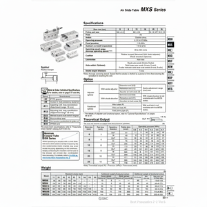 SMC Pneumatics Air Slide Table-Tabla de deslizamiento de aire, 2, 2 - Product Image 1