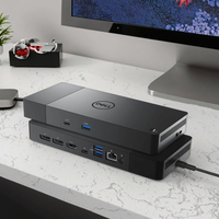 Station d'accueil Thunderbolt WD19TBS avec adaptateur hub USB 130W pour Dell Dock
