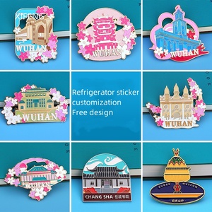 Imanes de Metal de <span class=keywords><strong>Madrid</strong></span> de recuerdo de <span class=keywords><strong>viaje</strong></span> de alta calidad, imán de nevera de plata 3D personalizado, pegatina magnética para nevera - Product Image 2