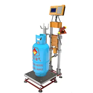 Una chiave completamente automatizzata macchina per il riempimento del peso della macchina per il riempimento della bombola di gas GPL