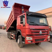 Truk sampah Dump Truck sinottruck Howo Euro 2 Diesel berat Stir kanan 6x4 roda kemudi untuk dijual di Dubai Kenya