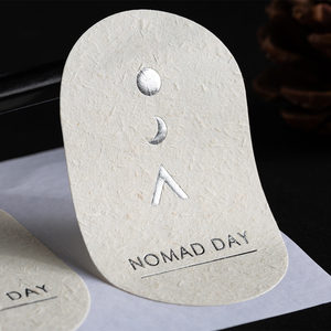 Biểu Tượng Tùy Chỉnh Đặc Biệt Kết Cấu Giấy Vàng Lá Logo Tự Dính Nhãn Dán Cho Tất cả mọi thứ Bao Bì - Product Image 2