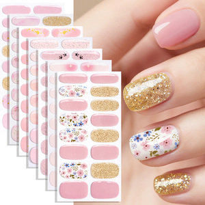 Kits de Uñas Postizas de Lujo con Purpurina, Copos de Nieve 3D y Adornos Navideños de Alta Calidad - Product Image 3