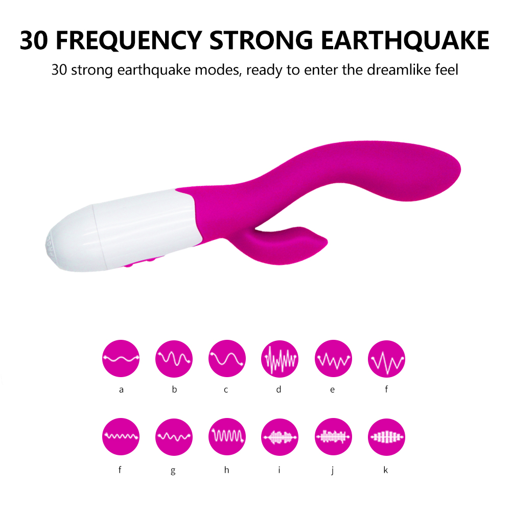 Realistic Rabbit Vibrator for Women & Couples 30 Speeds Mode Adult Sex Toy