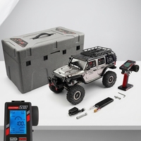WLtoys 104006 Pro Brushless 1/10 4WD RC Crawler Wrangler Model Dual Speed Differential Lock Electric Winch RTR Truck