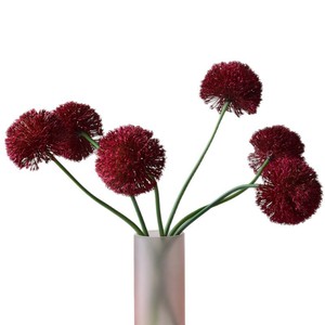 Boules de fleurs artificielles en forme d'oignons, fausses plantes vertes, boules de fleurs en forme d'oignons verts, décorations de mariage et d'intérieur, accessoires de photographie en forme de pissenlits - Product Image 5