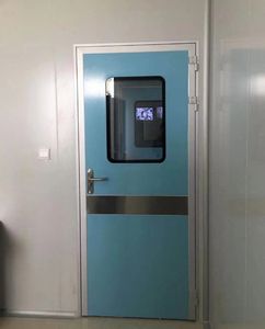 <span class=keywords><strong>Porte</strong></span> de salle d'opération de théâtre d'hôpital moderne en <span class=keywords><strong>acier</strong></span> inoxydable <span class=keywords><strong>Hormann</strong></span> avec observation visuelle Win Rolling Open Style - Product Image 4