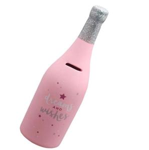 Hucha con Forma <span class=keywords><strong>de</strong></span> Botella <span class=keywords><strong>de</strong></span> Champán, Decoración Navideña <span class=keywords><strong>de</strong></span> Cerámica, Hucha para Ahorrar Dinero, Contador <span class=keywords><strong>de</strong></span> Monedas, Hucha para Monedas, Botella <span class=keywords><strong>de</strong></span> Champán - Product Image 1