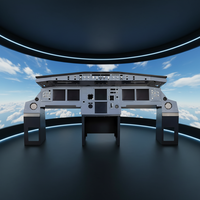 Composant de tableau de bord A320 pour simulateur de vol - Compatible avec X-plane, MSFS20247, Prepare3D, MSFS2020