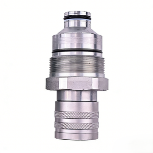 Coupleur rapide à face plate femelle ISO 16028 pour mini-chargeuse, Réf. V1311-77150, compatible avec SSV75 SVL65-2 - Product Image 1