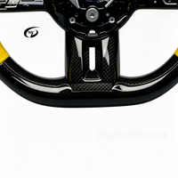 Volant personnalisé en cuir jaune et noyer noir pour Mercedes-Benz W223 809 205 AMG S C E-Class, vente directe d'usine