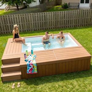 <span class=keywords><strong>Piscine</strong></span> et jacuzzi préfabriqués portables en fibre de verre et acrylique <span class=keywords><strong>pour</strong></span> jardin, patio, terrasse extérieure, conteneur hors sol - Product Image 3