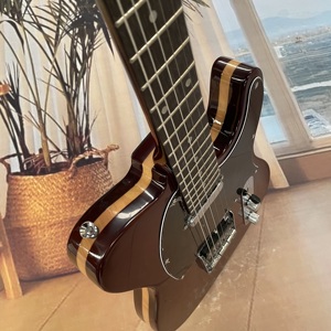 Guitare Électrique <span class=keywords><strong>Prince</strong></span> H.S. Anderson Mad Cat Amber Burst Corps Érable Flammé Couleur Orange Expédition Rapide - Product Image 5