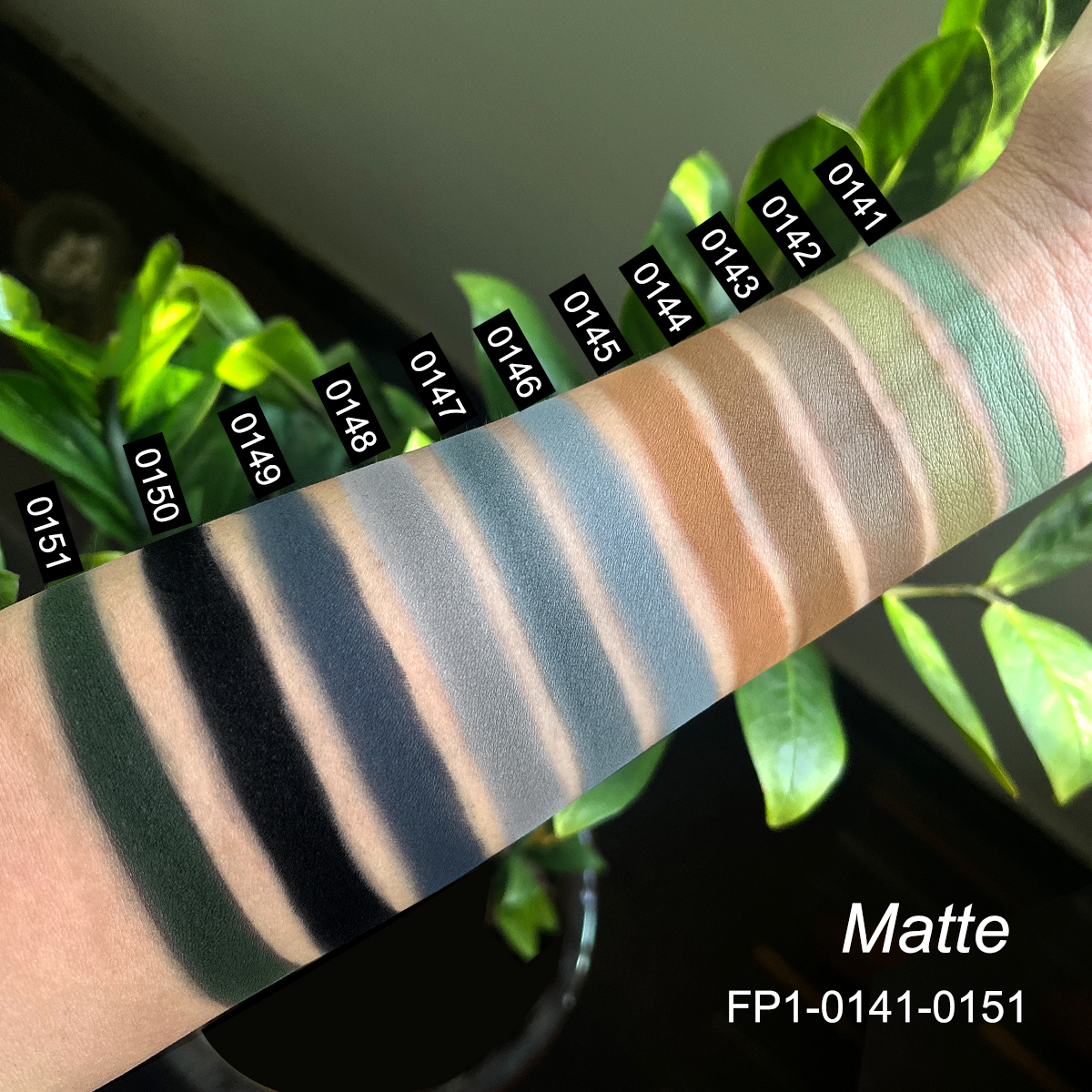 #15-liste de couleurs-palette de fard à paupières votre logo